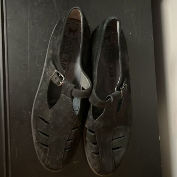 MEPHISTO Cool Air Black Suede Mary Jane Shoes Size 11 B57 - Picture 4 of 9